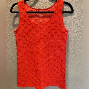 Underneath, Orange tank top, unique stitch design. Brand new, never worn.